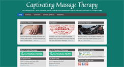 Desktop Screenshot of captivatingmassagetherapy.com