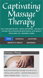 Mobile Screenshot of captivatingmassagetherapy.com