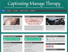 Tablet Screenshot of captivatingmassagetherapy.com